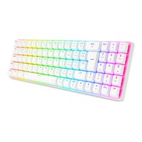 Teclado Mecânico Gamer K626 Branco Switch Marrom Redragon