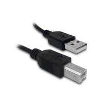 Cabo USB para Impressora Pluscable, Sem Filtro, 2 Metros, Preto - PC-USB1801