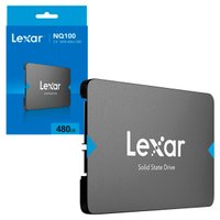 SSD 480GB Lexar NQ100, SATA III (6Gb/s), Leitura 550MB/s, 2.5
