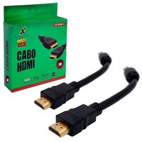 Cabo HDMI X-Cell, Full HD, Com Filtro, Emborrachado, 1.4V, 5m, Preto - XC-HDMI-5