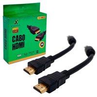 Cabo HDMI X-Cell, Full HD, Com Filtro, Emborrachado, 1.4V, 10m, Preto - XC-HDMI-10