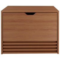 Balcao Gabinete 1 Gaveta Ripada BN3613 Amendoa Tecno Mobili