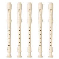 Kit 5 Flautas Doce Soprano Germânica Em C YRS-23 Yamaha