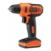 Parafusadeira e Furadeira Elétrica Black + Decker Bivolt 12V Recarregável Laranja - LD12S-BR