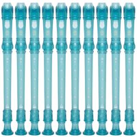 Kit 10 Flautas Doce Soprano Barroca Em C YRS-20B Azul Yamaha