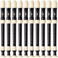 Kit 10 Flautas Doce Soprano Barroca Em C YRS-302BIII Yamaha