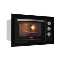 Forno Elétrico de Embutir Fischer Fit Line Preto 48L 127V 34493-95481