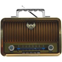 Caixa De Som Bluetooth Usb Sd Rádio Fm Vintage El1909bt