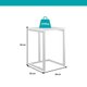 Kit 2 Banquetas Cozinha Balcão 1440 Carraro Branco