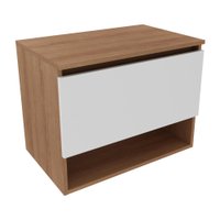 Gabinete Banheiro Com 1 Porta 60cm Suspenso Multimóveis VCR10086