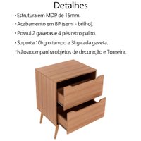 Conjunto Para Banheiro BN3600x39x40 Amendoa Metalizado Tecno Mobili