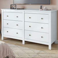 Cômoda Grécia 6 Gavetas Branco - Panorama Móveis