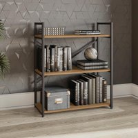 Estante Baixa 3 Prateleiras Industrial Freijó 85cm x 72cm