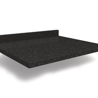 Tampo Para Balcão Kappesberg Preto Brilho 60cm x 52cm