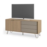 Rack Kappesberg 2 Portas 3 Gavetas Gianduia Carb