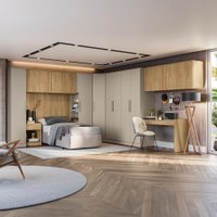 Quarto Modular Versa Conect Itapuã 9 Peças Maior