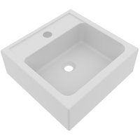 Conjunto Para Banheiro Gabinete Com Cuba e Espelheira Amendoa BN3630x41x42 Tecno Mobili
