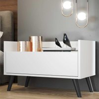 Mesa de Cabeceira 80cm Retrô V4000 Multimóveis