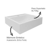 Conjunto 3 Peças Para Banheiro BN3600X44X45 Amendoa Branco Tecno Mobili