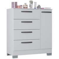 Comoda Sapateira 4 Gavetas 86 cm 868 Branco POQQ