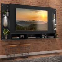 Painel C/ Sup TV 65 e 2 Leds Vegas Premium Multimóveis V3673