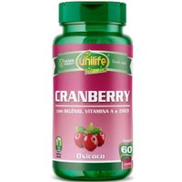 Cranberry Suplemento Alimentar Vegano 60 cápsulas de 500mg Unilife