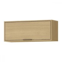 Armário Aéreo de Cozinha 80 Cm Glória 1 Porta Basculante Castanho - Mx Móveis
