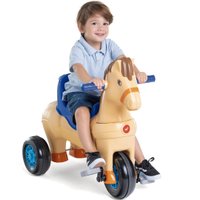 Triciclo Infantil Cavalinho Poto Calesita com Pedal