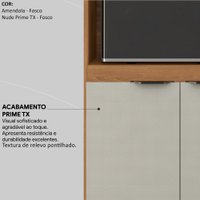 Paneleiro 2 Portas Vidro 70cm 94551 Amendola Nude Prime Tx Demobile