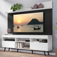 Rack Retrô C/ Painel e Suporte TV 65" Madri Multimóveis V3374