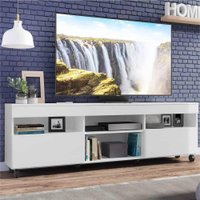 Rack TV 65" C/ Rodízios e 2 Portas Paris Multimóveis V3325