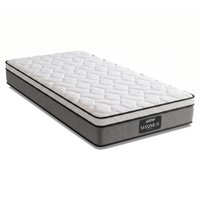 Colchão Solteiro Gazin Maximus Molas Ensacadas 88x188x24cm Cinza / Branco - Suporta até 120Kg por Pessoa
