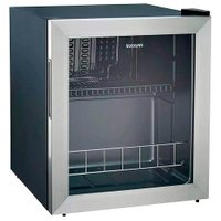 Frigobar Suggar 46L Porta De Vidro 220V Inox- FB4612IX