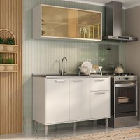 Armário de Cozinha com Balcão para Pia Siena Multimóveis MP2216