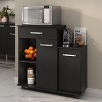 Armário de Cozinha Balcão Multiuso para Microondas Multimóveis MP2189