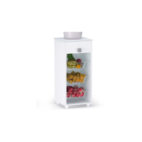 Balcão Fruteira com 01 Gaveta para Cozinha Clarice Branco - Pallazio