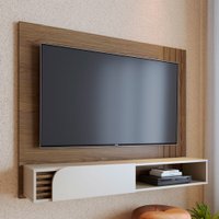 Painel para TV Até 60 Polegadas Jurerê 1 Porta Amêndoa/Off White - Colibri