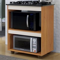 Armário de Cozinha para Cooktop Turim Nature/Off White - Panorama Móveis