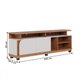 Rack para TV Até 75 Polegadas Jurerê 2 Portas Freijó/Off White 1800 - Colibri