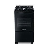 Fogão de Piso Brastemp 4 Bocas com Mesa de Vidro a Gás Preto BFO4VAEUNA Bivolt 6388403