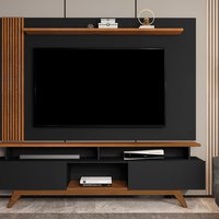 Rack com Painel Ripado para TV até 70 Polegadas 2 Gavetas Grécia 180cm