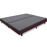 Cama Box Queen Anti Refluxo Marrom Inclinada 158x198cm BF Colchões