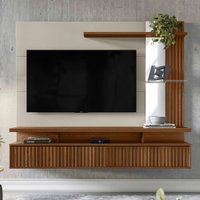 Painel para TV Até 60 Polegadas Maragogi 2 Portas Freijó/Off White - Linea Brasil