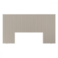 Cabeceira Casal Laranjeiras Ripado Off White - Linea Brasil