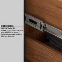 Guarda Roupa Casal 4 Portas 64110 Amendola Off White Demobile