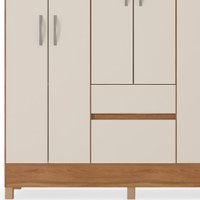 Guarda Roupa Casal 06 Portas 62920 Amendola Off White Demobile