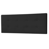 Cabeceira Painel Queen 1,60m Berlim Suede Preto - Pallazio