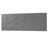 Cabeceira Painel Casal 1,40m Berlim Corano Cinza - Pallazio