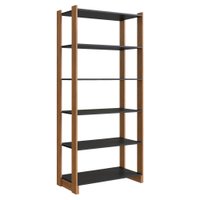 Estante Multiuso 5 Prateleiras EY201 Mell Preto NOVAM