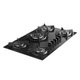 Cooktop Supreme 5 Bocas com Mesa de Vidro e Tripla Chama Dako